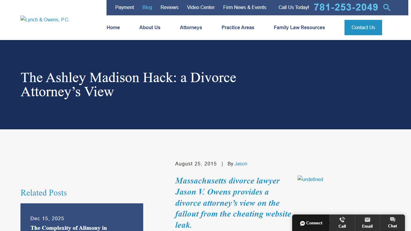 The Ashley Madison Hack: a Divorce Attorney’s View